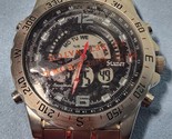 Stauer Compendium Chronograph Date Hybrid Watch 50mm Alarm 30M Water Res... - £29.43 GBP
