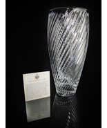 Faberge Crystal Winter Palace Tall Vase  14 3/8&quot; by 6 1/4&quot;  NIB - £509.96 GBP