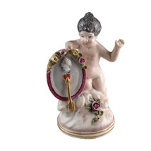 18th century Porcelain Cherub with applied Florals Possibly Capodimonte - £181.30 GBP