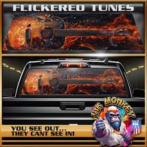 Flickered Tunes - Truck Back Window Graphics - Customizable - £46.38 GBP+