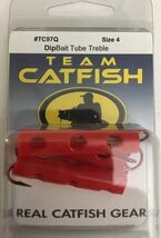 Team Catfish Red EZ Load Dip Tube TC97Q Dead Red Size4 treble hook-RARE-... - €7,54 EUR