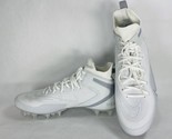 New Men Size 11 Nike Alpha Huarache 8 Elite LAX Lacrosse Cleats White CW... - £49.82 GBP