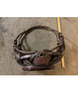 Japanese Bamboo Basket  Vtg Ikebana Flower Arrangement Kado Kago - $255.78 CAD