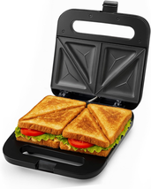 Electric Sandwich Maker with Non-Stick Plates, Indicator Lights, Cool To... - $27.65