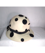 Sitlers &quot;for fashionable hats!&quot; Adorable White/Black Polka Dot Pattern! ... - $20.29 CAD