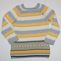 Gymboree Bright Owl Girls Sparkle Stripe Fair Isle Sweater size 5 6 - £14.05 GBP