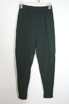 NWT Vtg 90s Flying Colors L Green Elastic High Waist Leggings Pants Caldor - £18.98 GBP