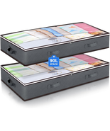 90L under Bed Storage Containers, Underbed Toy Organizers and Clothing S... - $25.89