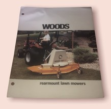 Woods Rearmount Lawn Mowers Vintage 1989 Promotional Sales Brochure - $5.78