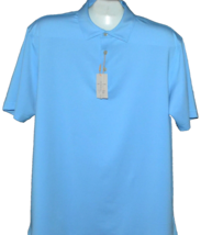 Peter Millar Summer Comfort Men&#39;s  Blue Striped T-Shirt Polo Size L $100 - £47.05 GBP