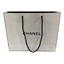 Chanel Large White Shopping Gift Bag with Black Rope Handles – 8x10 - $23.97 CAD