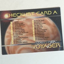 Star Trek Voyager Season 1 Trading Card #98 Checklist B - $1.97