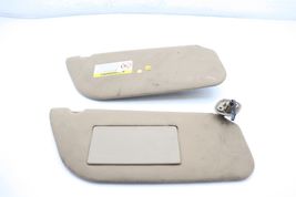 02-04 FORD F-350 SD SUN VISORS TAN PAIR E0631 image 11