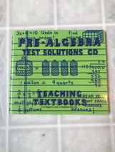 Teaching Textbooks Pre Algebra  (1.0 Version) Test Solutions Cd - $13.99