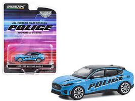 2022 Ford Mustang Mach-E Police Blue w Black Top All-Electric Pilot Program Vehi - £14.15 GBP