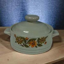 Vintage Capri Bake Serve &#39;N Store Stoneware Individual Casserole Dish Retro Lid - £18.26 GBP