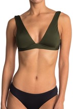 Becca 993107 Bralette V-Neck Bikini Top Basil SZ S/P Basil - $27.69