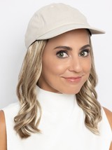 WAVY HAT WITH HAIR by HENRY MARGU, Beige Baseball Cap *ALL HAIR COLORS*,... - $115.00