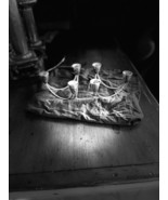 Beautiful 6 Prong Silver Weighted Candlesticks - $944.92 CAD