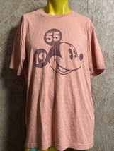 Disney Parks Disneyland Mickey Mouse 1955 Men’s Pink T Shirt XXL - £10.27 GBP