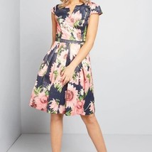 Modcloth Personal Boldness Fit &amp; Flare Dress sz 2 - £37.88 GBP