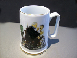Norman Rockwell Coffee Mug The Country Doctor Porcelain Tankard New - £15.71 GBP