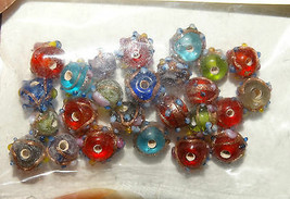 Lampwork Beads 10 Grams of 6MM Mix *New* - £5.57 GBP