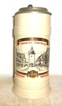 Heylands Aschaffenburg Obernburg lidded 0.6L German Beer Stein - £15.69 GBP