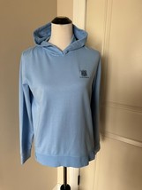 Peter Millar Powder Blue Cotton Blend Pullover Hoodie Ridgewood Crest SZ... - $78.21 Peter Millar Powder Blue Cotton Blend Pullover Hoodie Ridgewood Crest SZ... - $78.21