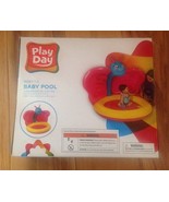 Play Day Inflatable Baby Pool Monkey Sunshade Summer Play Fun Ages 1-3 NEW - $18.81