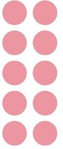 1-1/2&quot; Pink Round Color Coded Inventory Label Dots Stickers USA MADE  - $2.49+