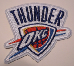Oklahoma City Thunder Embroidered PATCH~@ 3 1/2&quot; x 3 1/4&quot;~Iron or Sew On... - $86.85 MXN