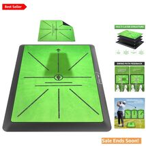 High Visibility Golf Hitting Mat - 16x12" Indoor/Outdoor Training Accessory - $50.44
