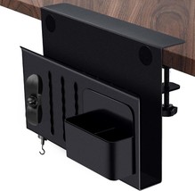 Under Desk Storage With Pen Holder - Desk Organizer With 1 Magnetic Hook &amp; - £25.37 GBP