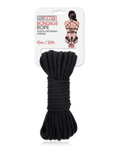 Lux Fetish Bondage Rope - 10m/33 ft Black - £18.27 GBP