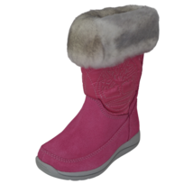 Timberland Toddlers Boots Winter HLBRY 33804 Tall Fur Leather Tall Pink Size 6  - £19.61 GBP