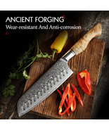HEZHEN 7 inch Santoku Knife Real 67 Layer Damascus Super Ultra Sharp Knife - $1,713.31 MXN+
