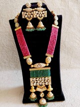 VeroniQ Trends-Designer Nizami Necklace Set, Long Necklace Set,Kundan Necklace  - £138.18 GBP