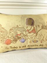 Disney Parks Winnie the Pooh &amp; Friends Throw Pillow Epcot UK United Kingdom - $64.00