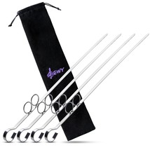 Skewers - Stainless Steel Bbq Skewers With Ergonomic Handle For Easier H... - £20.61 GBP