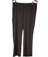 Pure Jill Luxe Tencel Pull On Pants Size M Taupe Brown Stretch Soft Pock... - £15.76 GBP