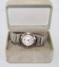 Vintage Men&#39;s Authentic 7112 Speidel Swiss Quartz Two Tone Wristwatch Date - $691.26 MXN