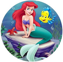The Little Mermaid Ariel Image Photo Sugar Frosting Icing Cake Topper Sh... - $263.68 MXN