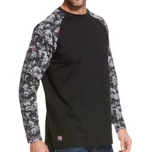 Ariat baseball t-shirt in Black Digi Camo - size M - $88.11