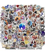 102 PCS Horse Stickers for Water Bottles Horse Riding Stickers for Lapto... - £16.37 GBP