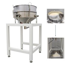 110V 15.7&quot;Vibrating Sieve Stainless Steel Powder Shaker with 100 Mesh - $389.00