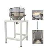 110V 15.7&quot;Vibrating Sieve Stainless Steel Powder Shaker with 100 Mesh - $532.03 CAD