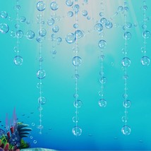 6 Strings Flat Under The Sea Blue Bubble Garlands For Little Mermaid Party Decor - £20.90 GBP