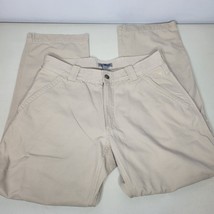 Gander Mountain Guide Series Mens Pants 30/32 Tan Flat Front - $17.98