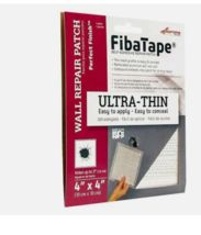 Wall Repair Patch FibaTape ultra thin 4*4 Self-Adhesive new - €5,18 EUR